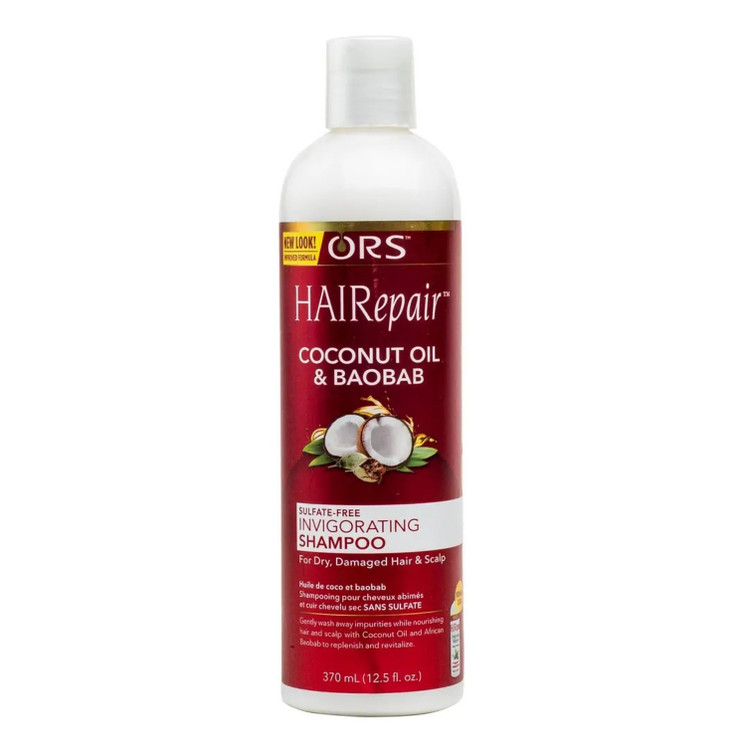 ORS Hair Repair Coconut Oil & Baobab Invigorating Shampoo 12.5oz