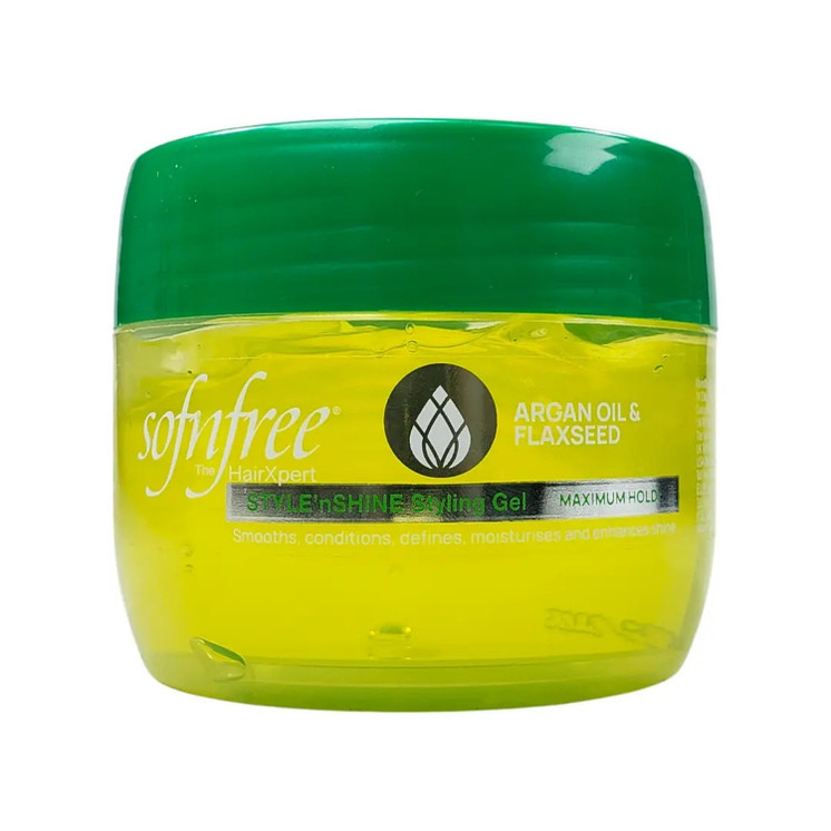 SofnFree Argan Oil & Flaxseed Styling Gel 250ml