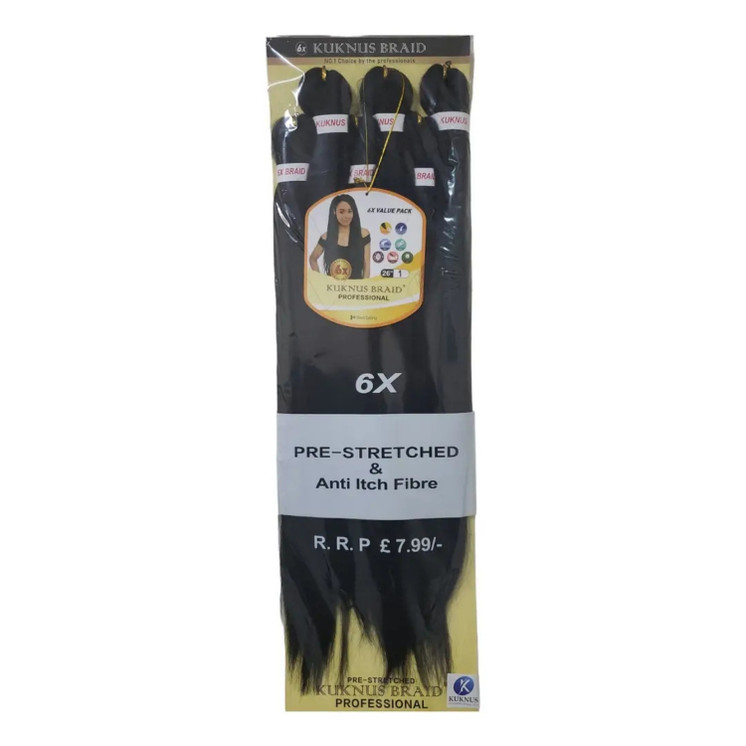 Kuknus Braid Professional 6X Pre-Stretched 26″
