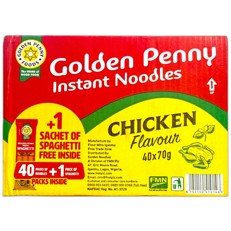 Golden Peny chicken flavour 70g 40 pcs box