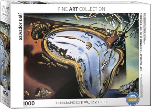 Eurographics Soft Watch At Moment of First Explosion by Salvador Dalí 1000-Piece Puzzle