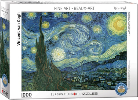 Eurographics Starry Night by Vincent van Gogh 1000-Piece Puzzle