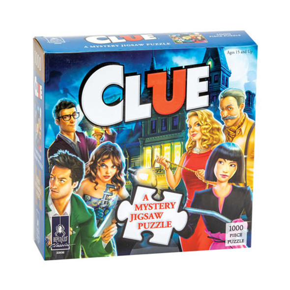 Clue 1000 piece mystery puzzle