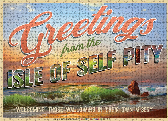 Greeting from the Isle of Self Pity 1026 piece puzzle