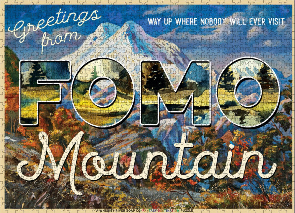 Welcome to FOMO Mountain 1026 piece puzzle