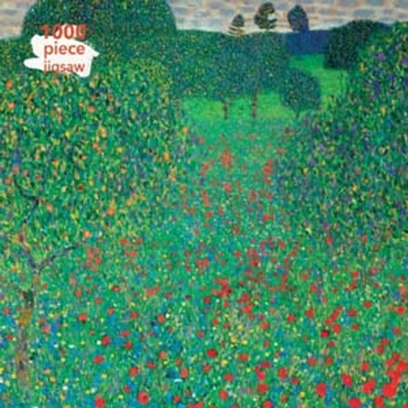 GUSTAV KLIMT: POPPY FIELD 1000 PIECE JIGSAW PUZZLE