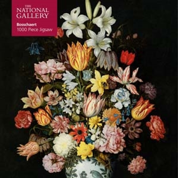NATIONAL GALLERY: BOSSCHAERT STILL LIFE OF FLOWERS 1000 PIECE JIGSAW