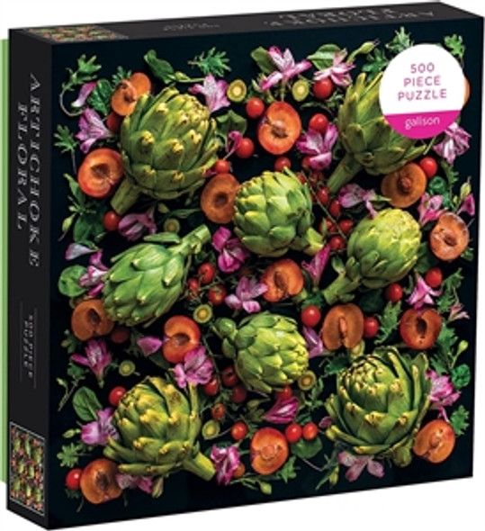 Artichoke Floral 500 Piece Puzzle