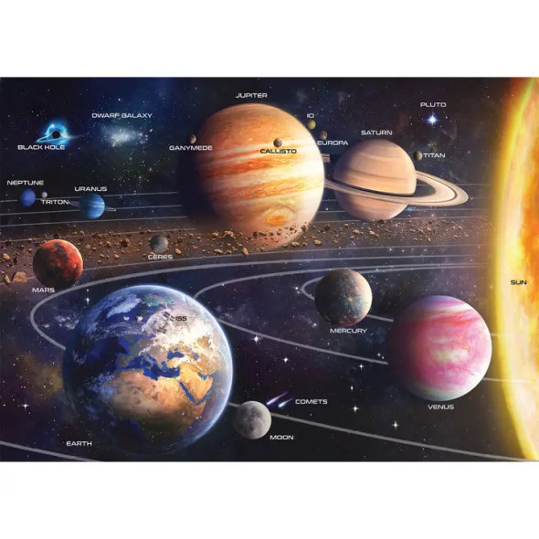 The Solar System 1000 piece puzzle by A2PLAY
