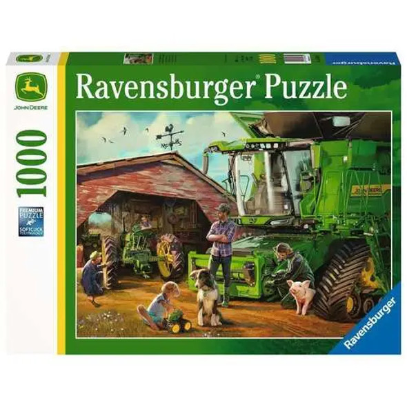 John Deere Then & Now 1000 Piece Jigsaw Puzzle