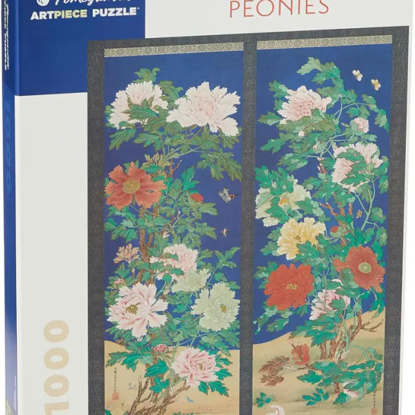 Kano Yoshinobu: Peonies 1000 Piece Puzzle