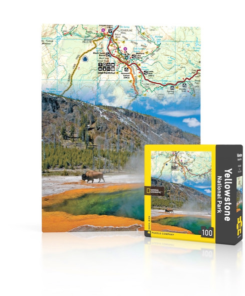Yellowstone Mini 100 piece puzzle National Geographic