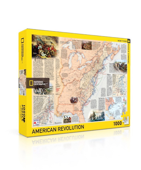 American Revolution Map 1000 piece puzzle