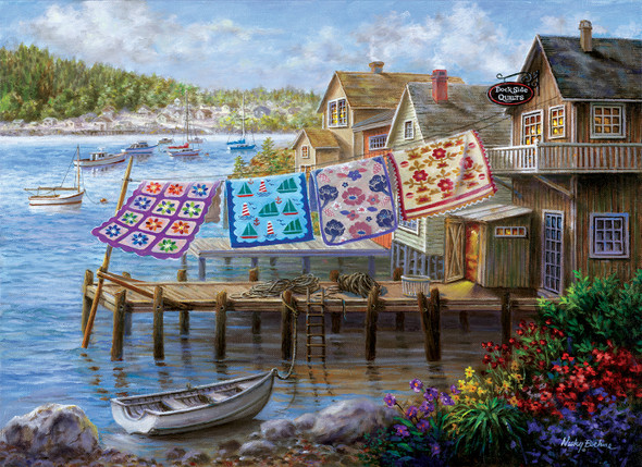 Dockside Quilts 500 piece puzzle