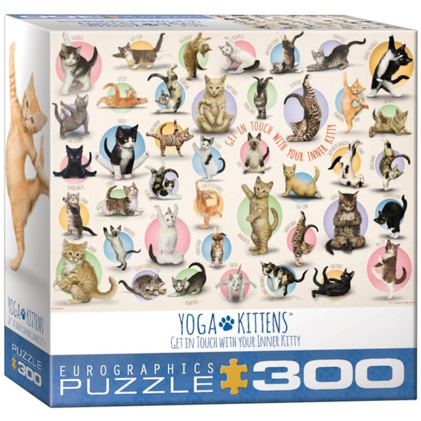 Yoga Kittens 300-Piece Puzzle (Small box)
