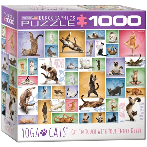 Yoga Cats 1000 piece puzzle