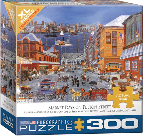 Market Days on Fulton Street 300 piece puzzle