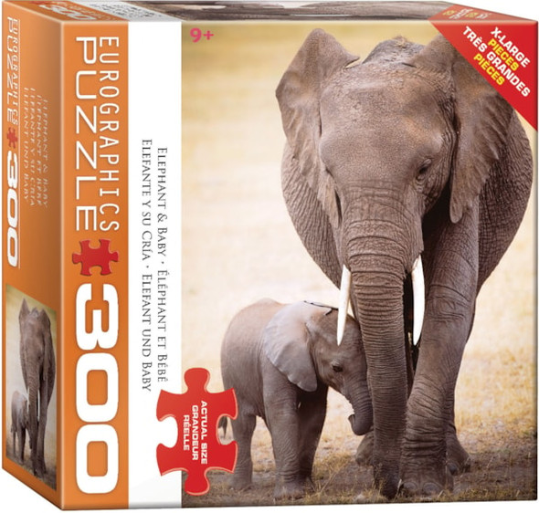 Elephant & Baby 300 piece puzzle