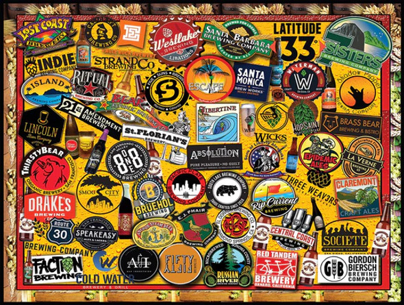 California Craft Beer 1000 piece puzzle