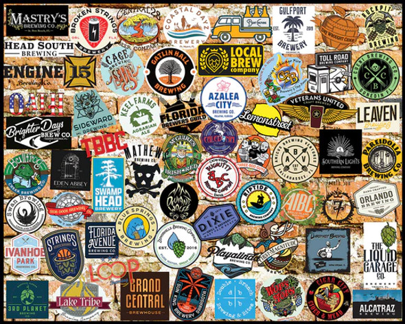 Florida Craft Beer 1000 piece puzzle