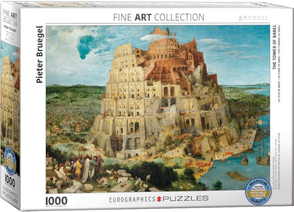 The Tower of Babel by Pieter Bruegel 1000-Piece Puzzle