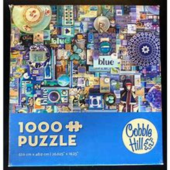 Blue 1000 piece puzzle (modular)