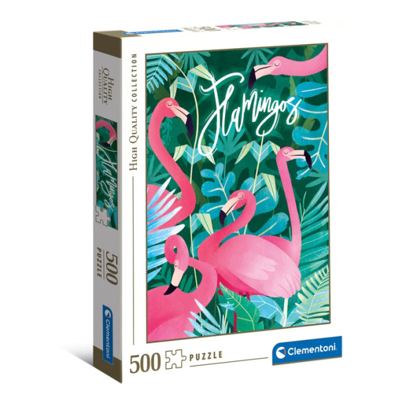 Flamingos 500 piece puzzle