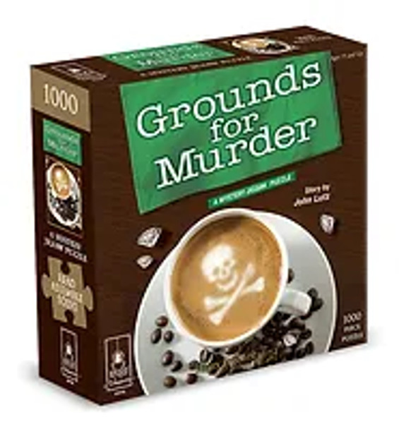 Grounds for Murder 1000 piece mystery puzzle