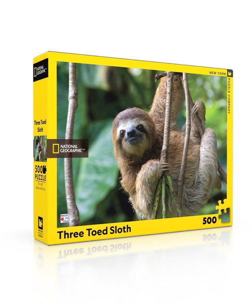 Three Toed Sloth 500 piece jigsaw puzzle