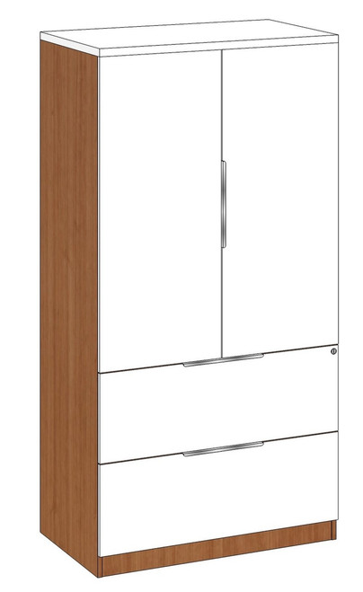 Lateral File And Storage Cabinet Combo Deskmakers Quick Easy