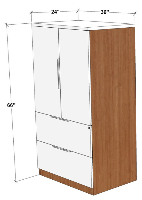 Lateral File And Storage Cabinet Combo Deskmakers Quick Easy
