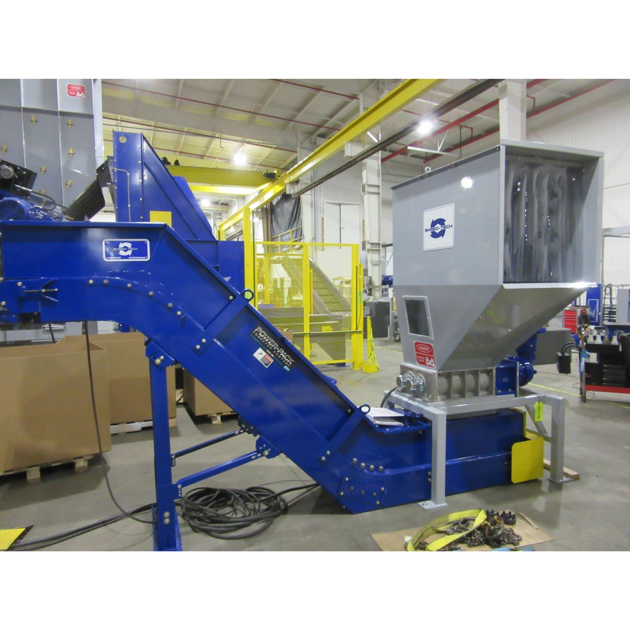 Shred-Tech ST-15 Heavy-Duty Shredder | Industrial Shredding Machine
