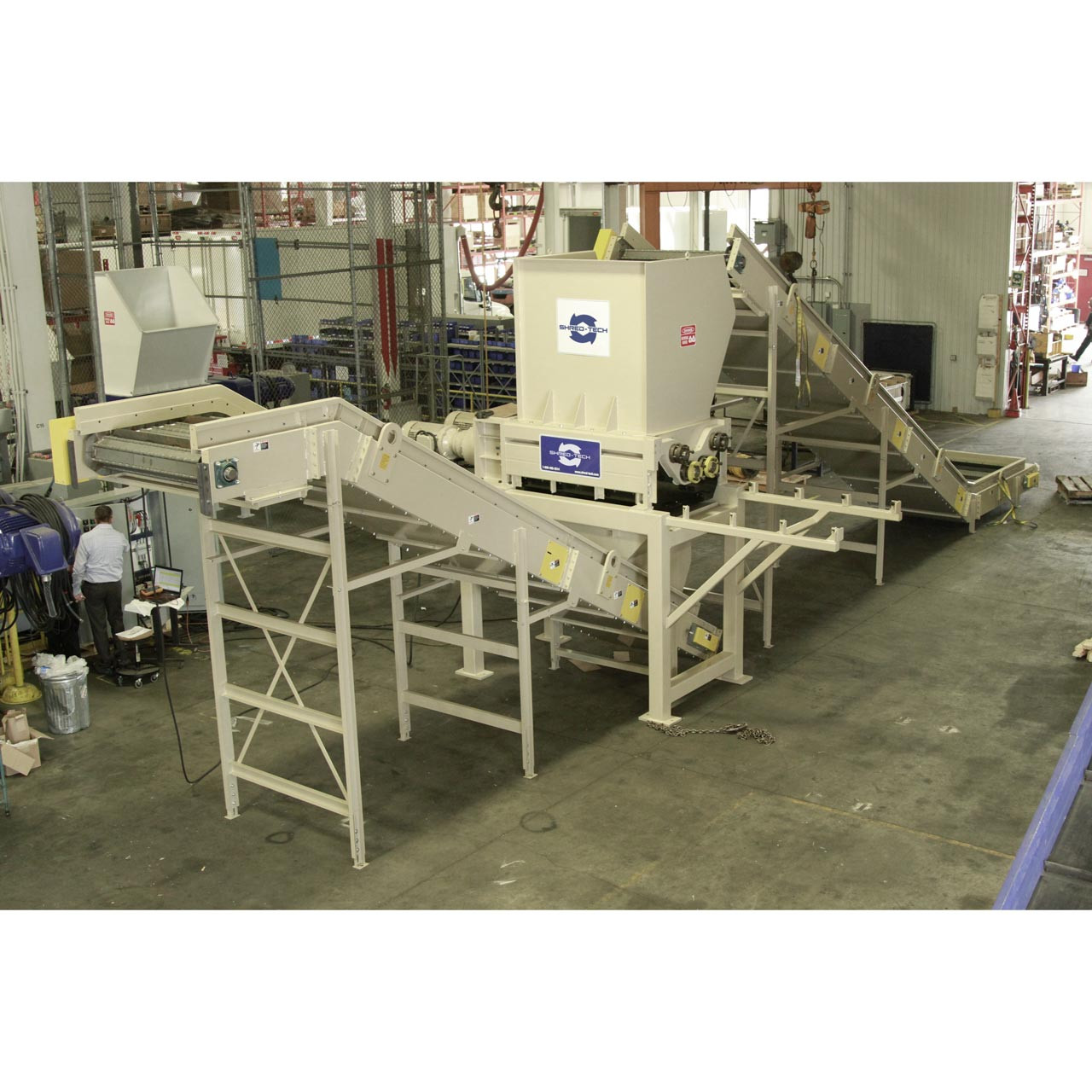 ShredTech STQ75 Paper Product Industrial Shredder Machine