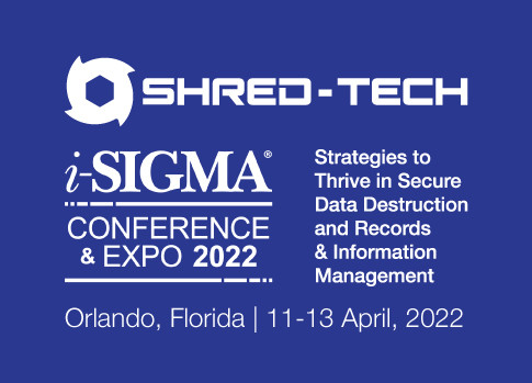 Check out Shred-Tech's New Look at i-SIGMA Conference & Expo
