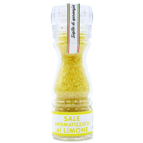 Sale aromatizzato al limone con macinino 100 gr