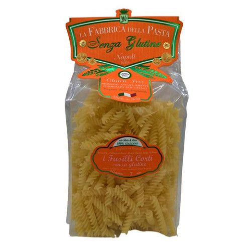 Pasta senza glutine di Gragnano I.G.P. Fusilli corti “La Fabbrica della Pasta” - 500 gr Pasta tipica artigianale di Napoli