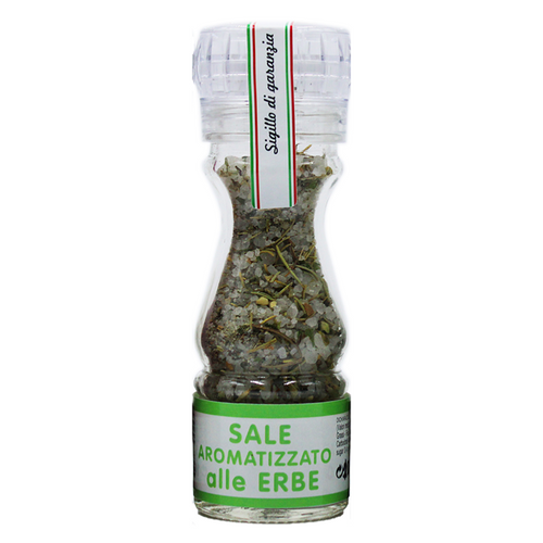 Sale aromatizzato alle erbe con macinino - 100 gr