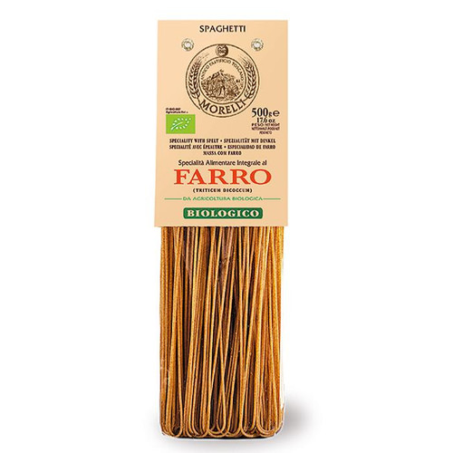 Pasta BIO di Farro integrale Spaghetti Morelli - 500 gr Pastificio artigianale