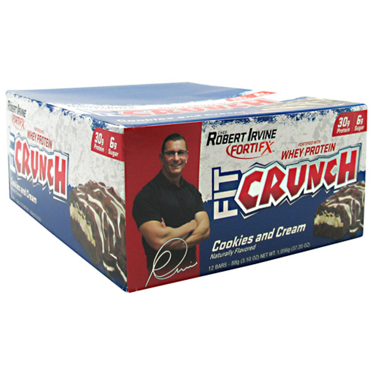 Fit Crunch Bar By Chef Robert Irvine Fortifx 12bars Healthy