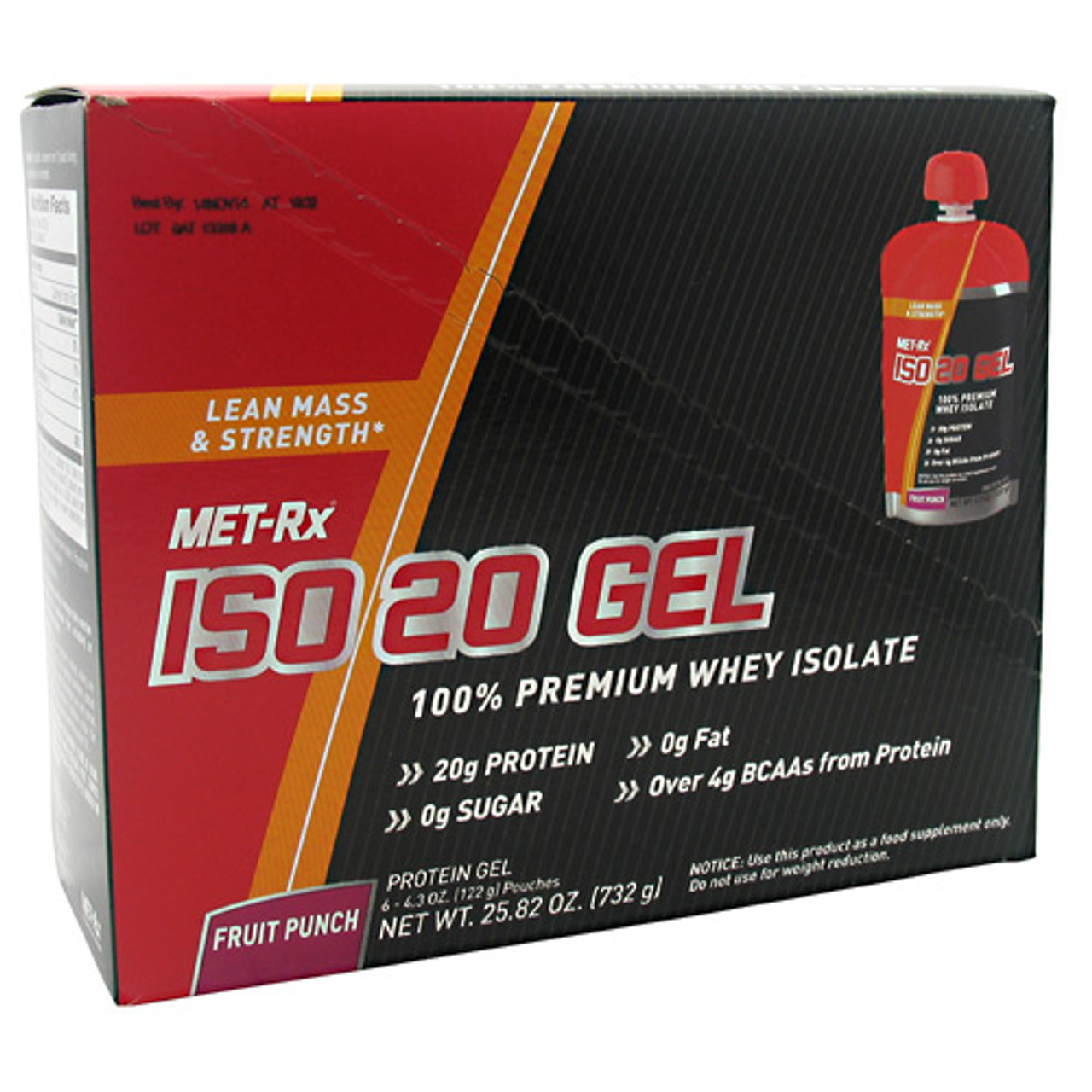 Iso 20 Gel by MET-Rx 6pk