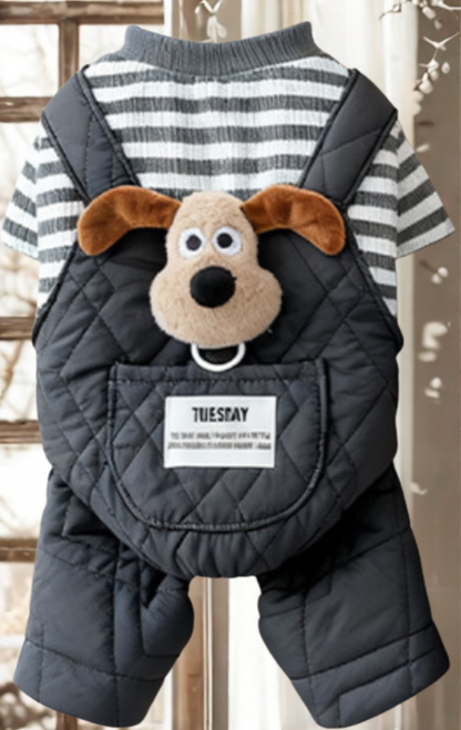 Plush Doggie Pet Jumpsuit