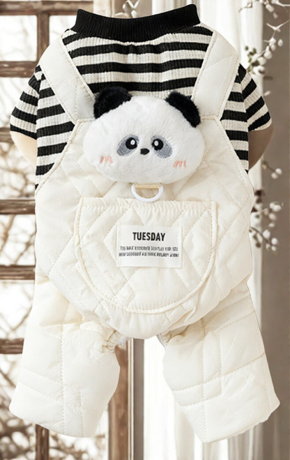 Plush Panda Pet Jumpsuit