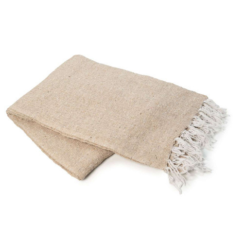 Solid Value Mexican Blankets - Tan