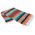 Mint, Orange and Black Vera Cruz Mexican Blanket