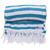 Turquoise and White Cabo Blanket