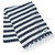 Navy and White Cabo Blanket