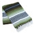 La Montana Mexican Blankets - 10 Pack - Dark Olive/Light Olive/White