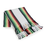 La Playa Mexican Blanket - White