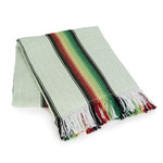 La Playa Mexican Blanket - Light Green