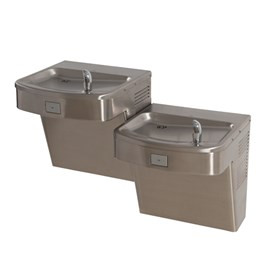 Barrier-Free Wall Mount Universal Bi-Level Water Cooler - 8 gph Refrigeration